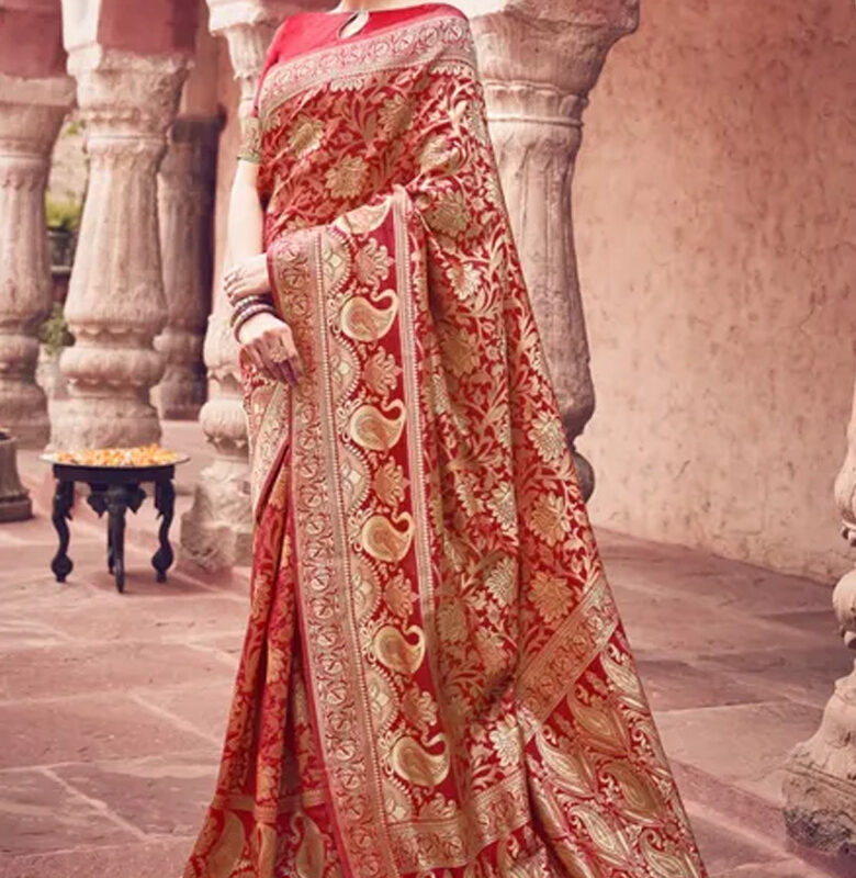 Lichi Silk Saree- Maharani