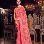 Pure Cut Work Brasso Saree